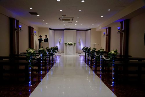 YIC京都ビューティ専門学校_ブライダル科_チャペル